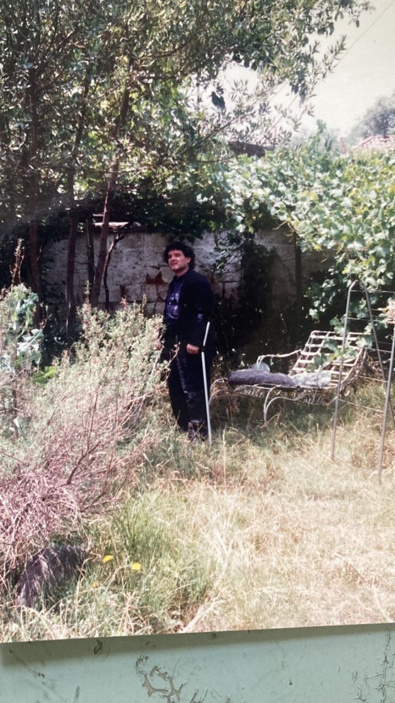Gonzalo Díaz en casa de Macul, ca. 1982